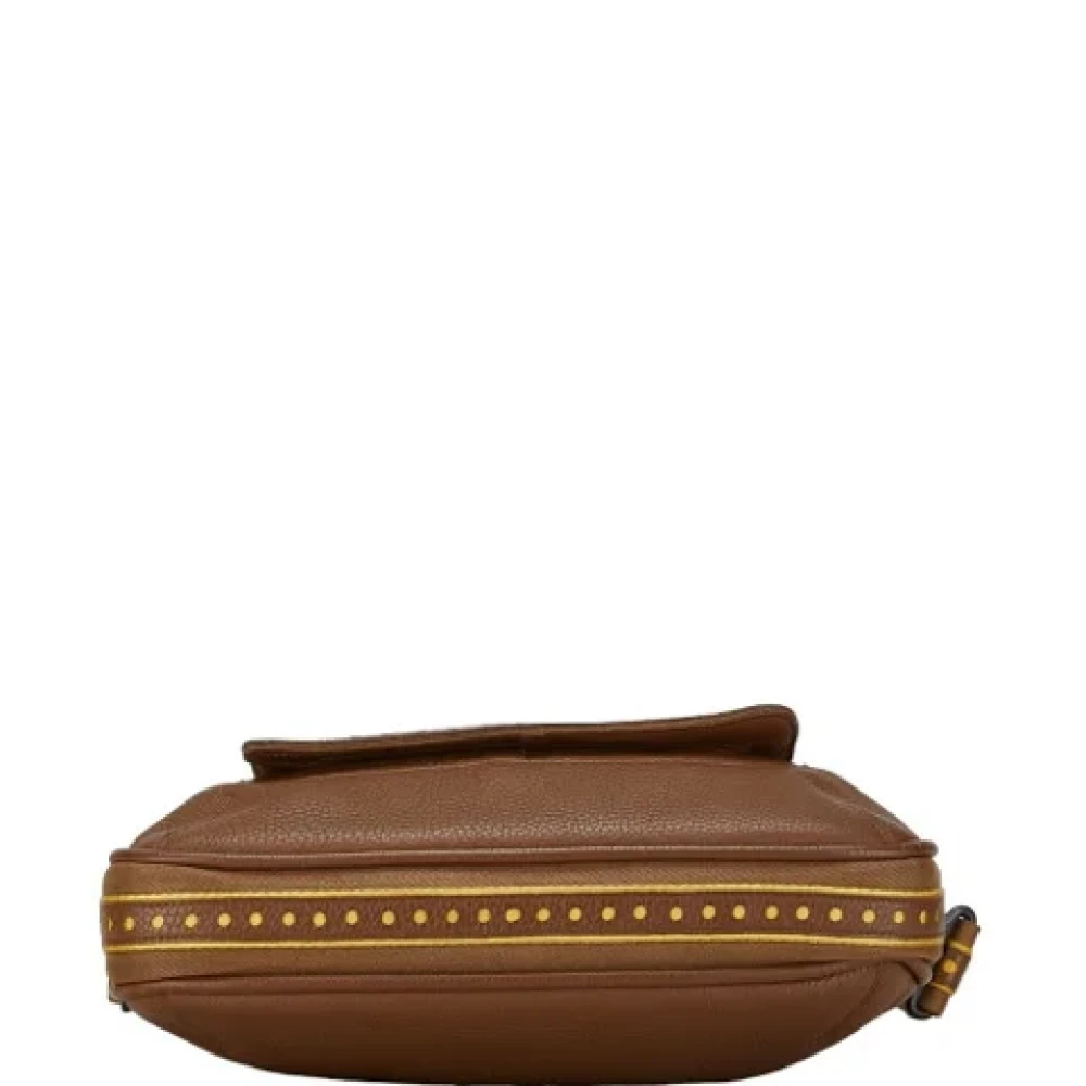 Bottega Veneta Vintage Pre-owned Leather shoulder-bags Brown Dames