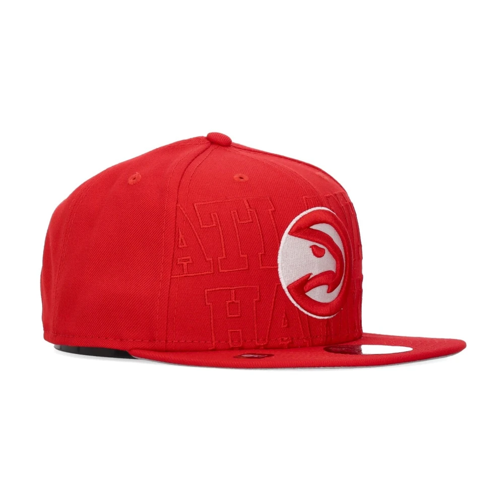 new era Platte klep pet NBA Draft Atlanta Hawks Red Heren