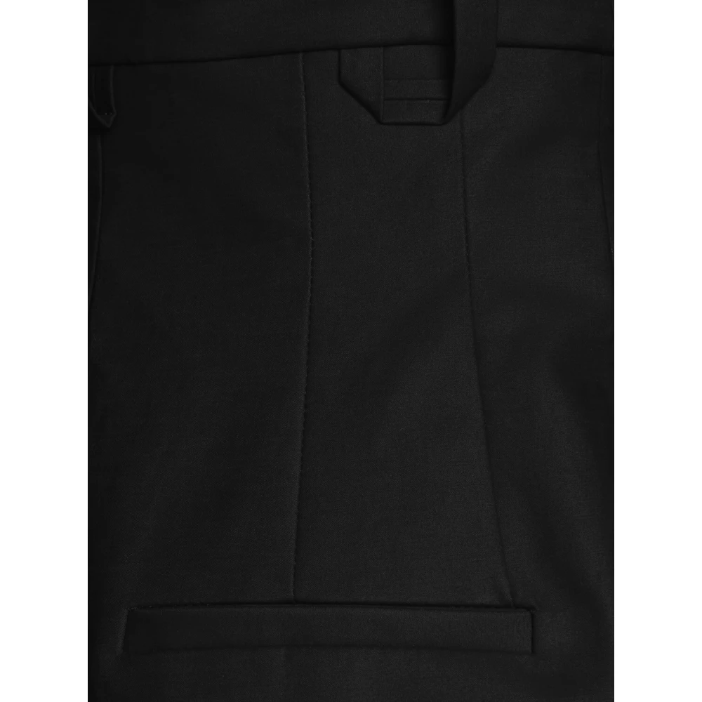Jacquemus Wollen Broek Curzio Stijl Black Dames