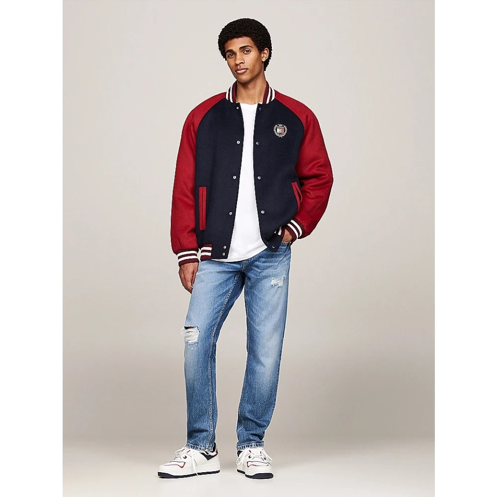 Tommy Jeans Color-Blocked Wolmix Bomberjack Multicolor Heren