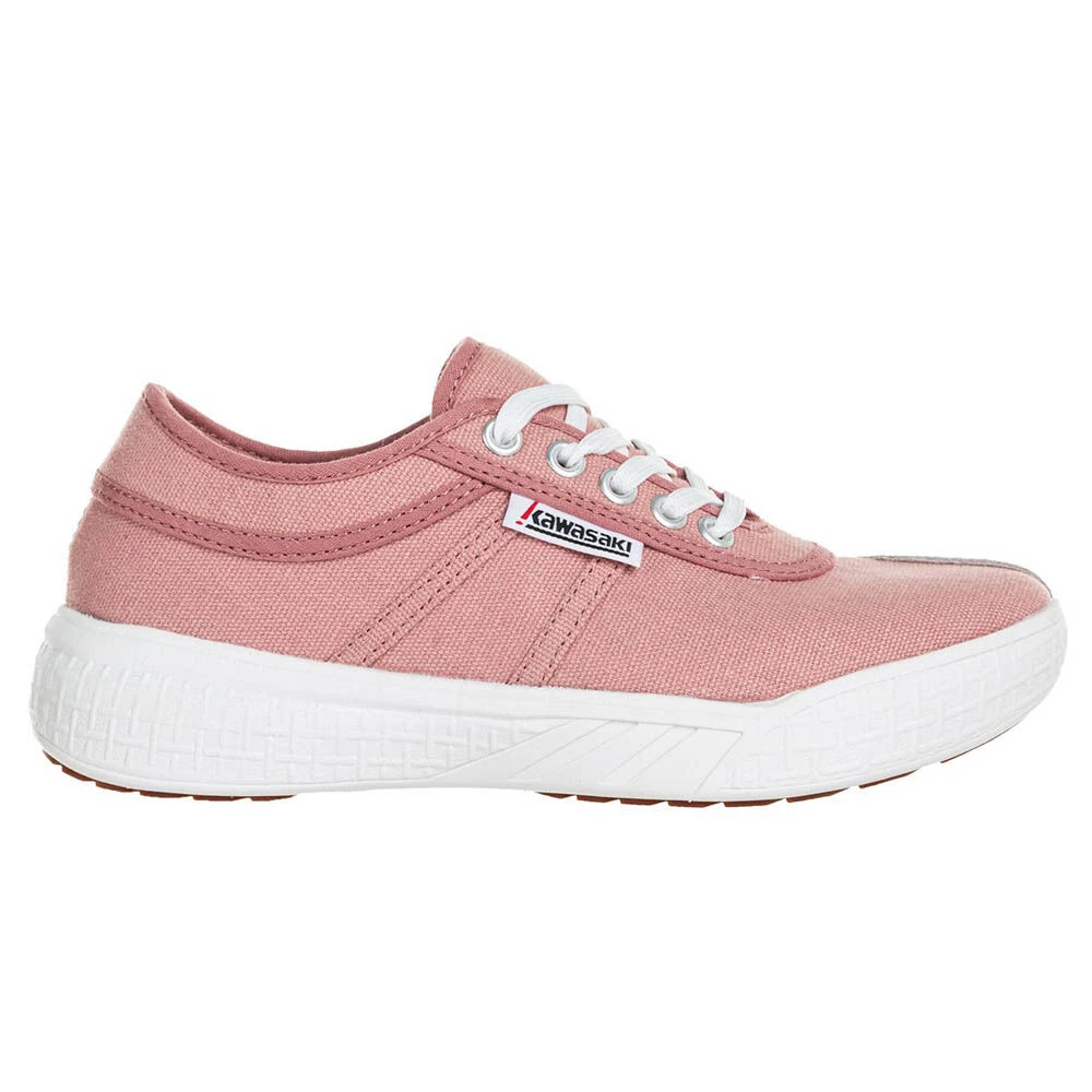 Kawasaki Canvas Sneakers Pink, Dam