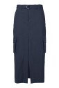 cotton-blend-midi-cargo-skirt
