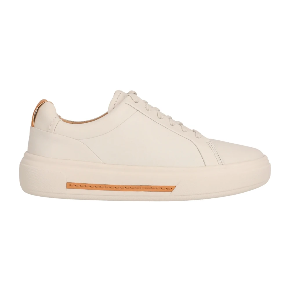 Clarks Women's Beige Sneakers,, Leisure Trainers For Size 6 Uk