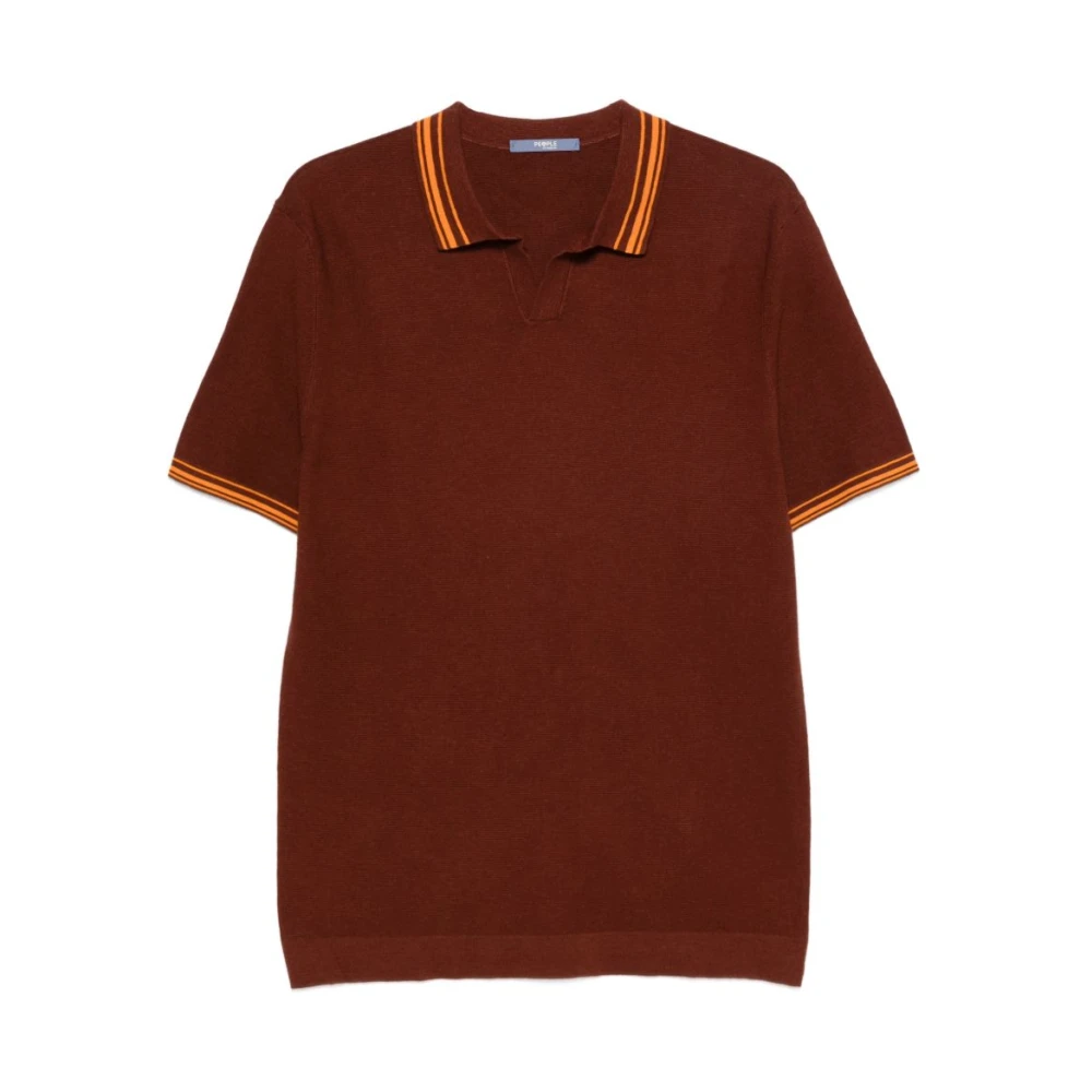 People Of Shibuya Orange Polo Shirts, Male, M, Koi Polo Shirt