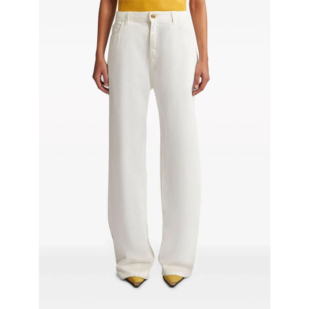 ETRO Klassieke Denim Jeans White Dames