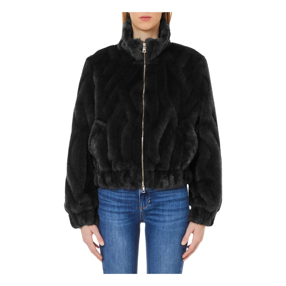 Liu Jo Warme Winterjas Black Dames