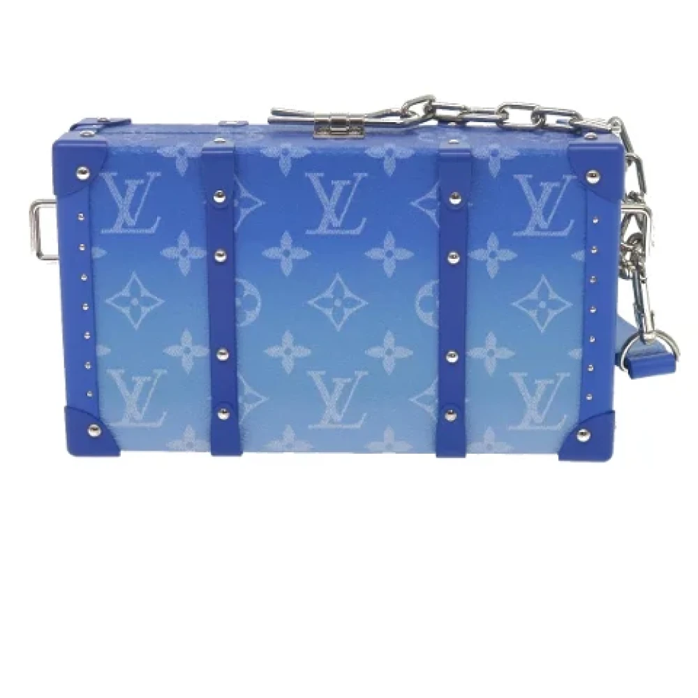 Louis Vuitton Vintage Pre-owned Leather clutches Blue Dames