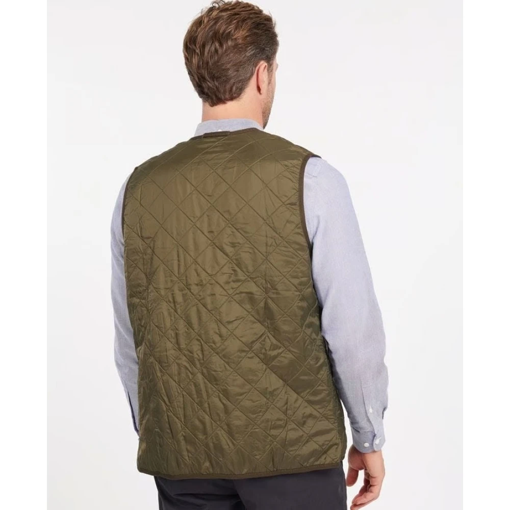 Barbour Veelzijdige Polarquilt Rits Vest Green Heren