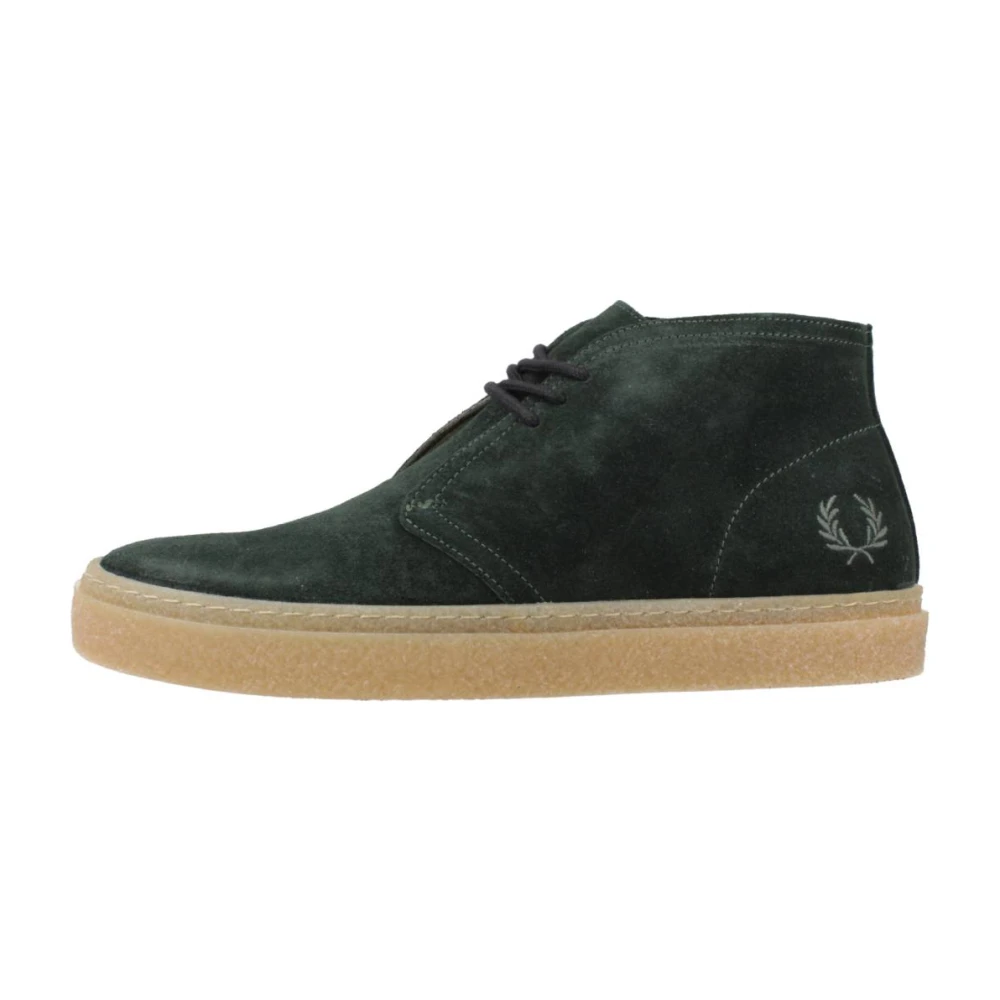 Fred Perry Laced Shoes Green, Herr
