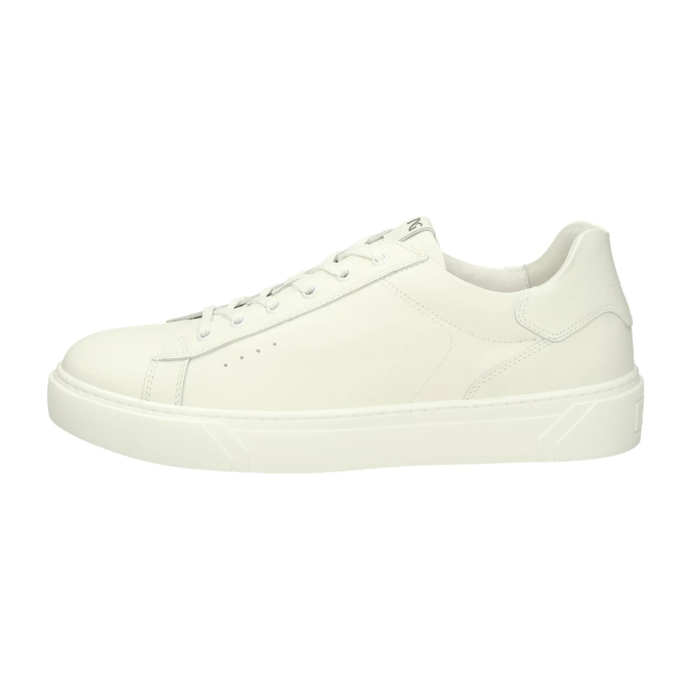 Nerogiardini Italiaanse Stijl Leren Sneakers Heren Schoenen Wit