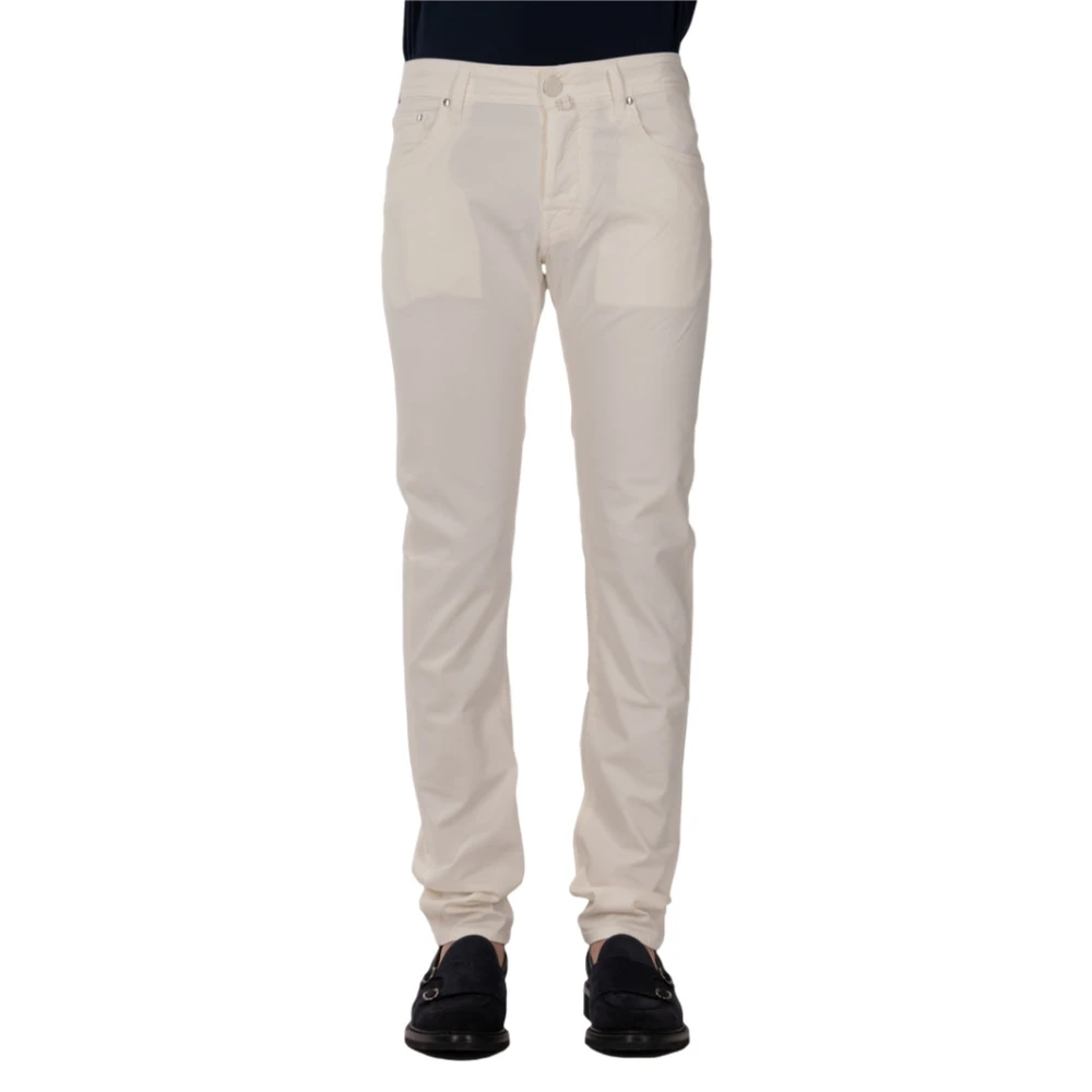 Jacob Cohën Slim Fit Denim Jeans Beige Heren