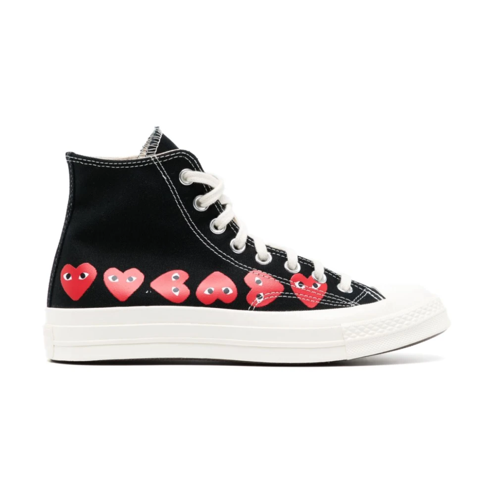 Comme des Garçons Play Rode Heart Chuck Taylor All Star Sneakers Heren Schoenen Zwart