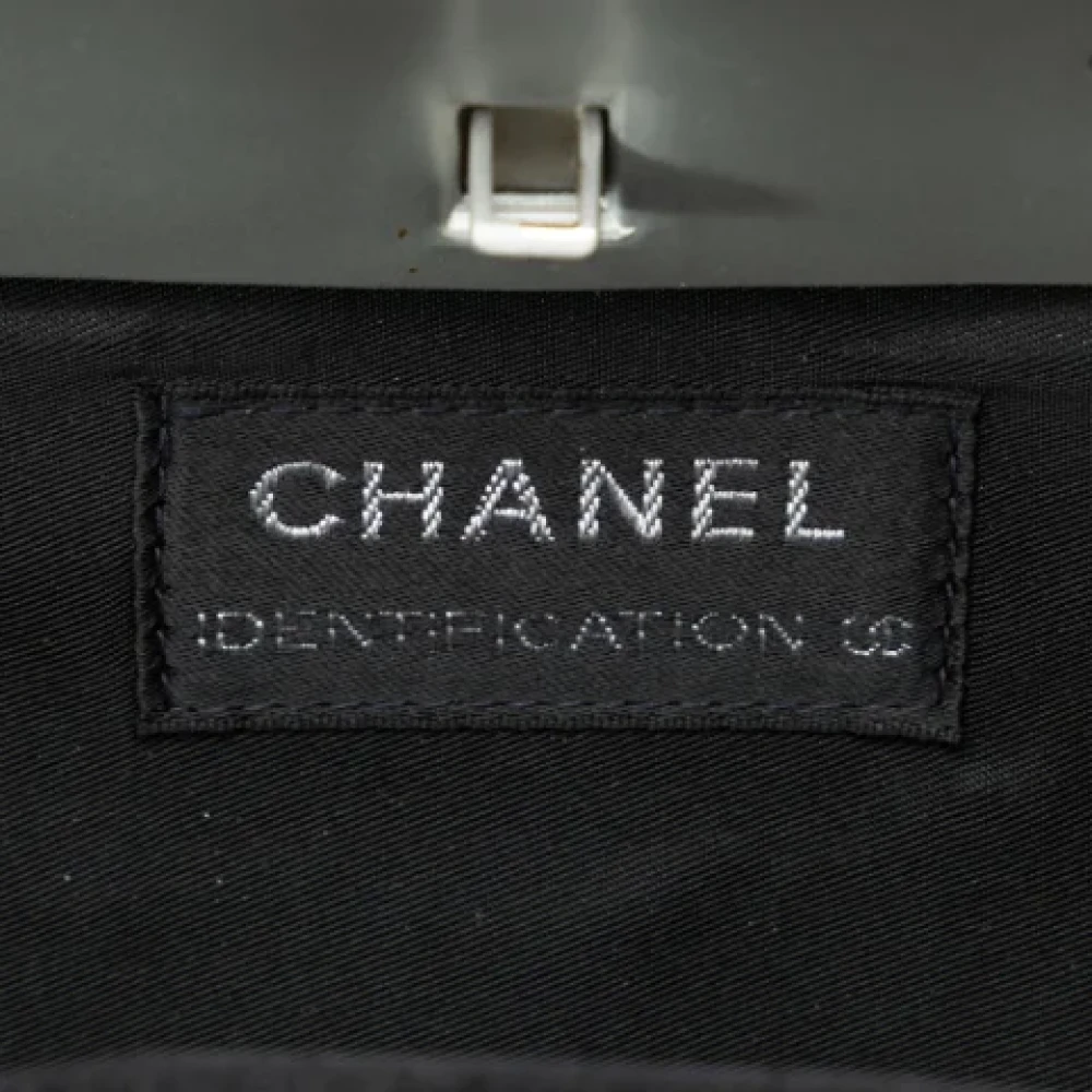 Chanel Vintage Pre-owned Wool chanel-bags Black Dames