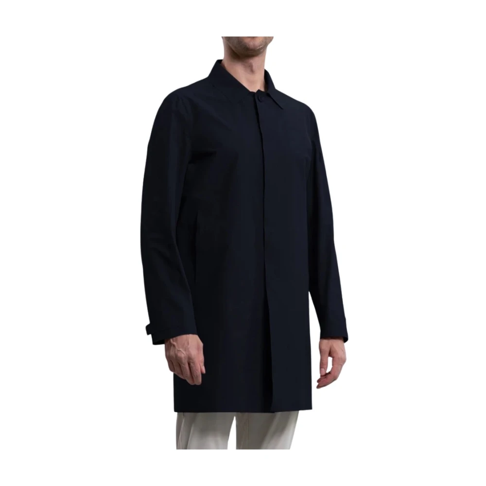 Duno Katoen Nylon Jas Blue Heren