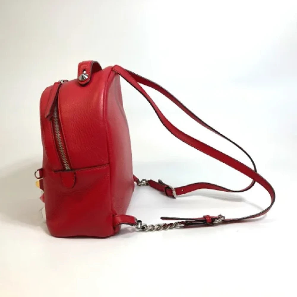 Fendi Vintage Pre-owned Leather fendi-bags Red Dames