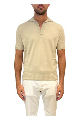 polo-skipper-leger-en-coton-beige