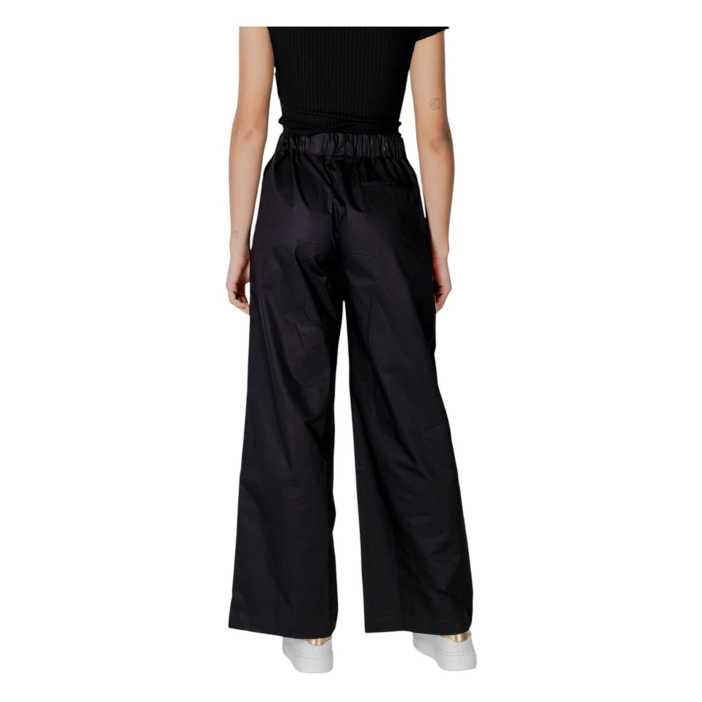 Desigual Katoenen Palace Broek voor Vrouwen Black Dames
