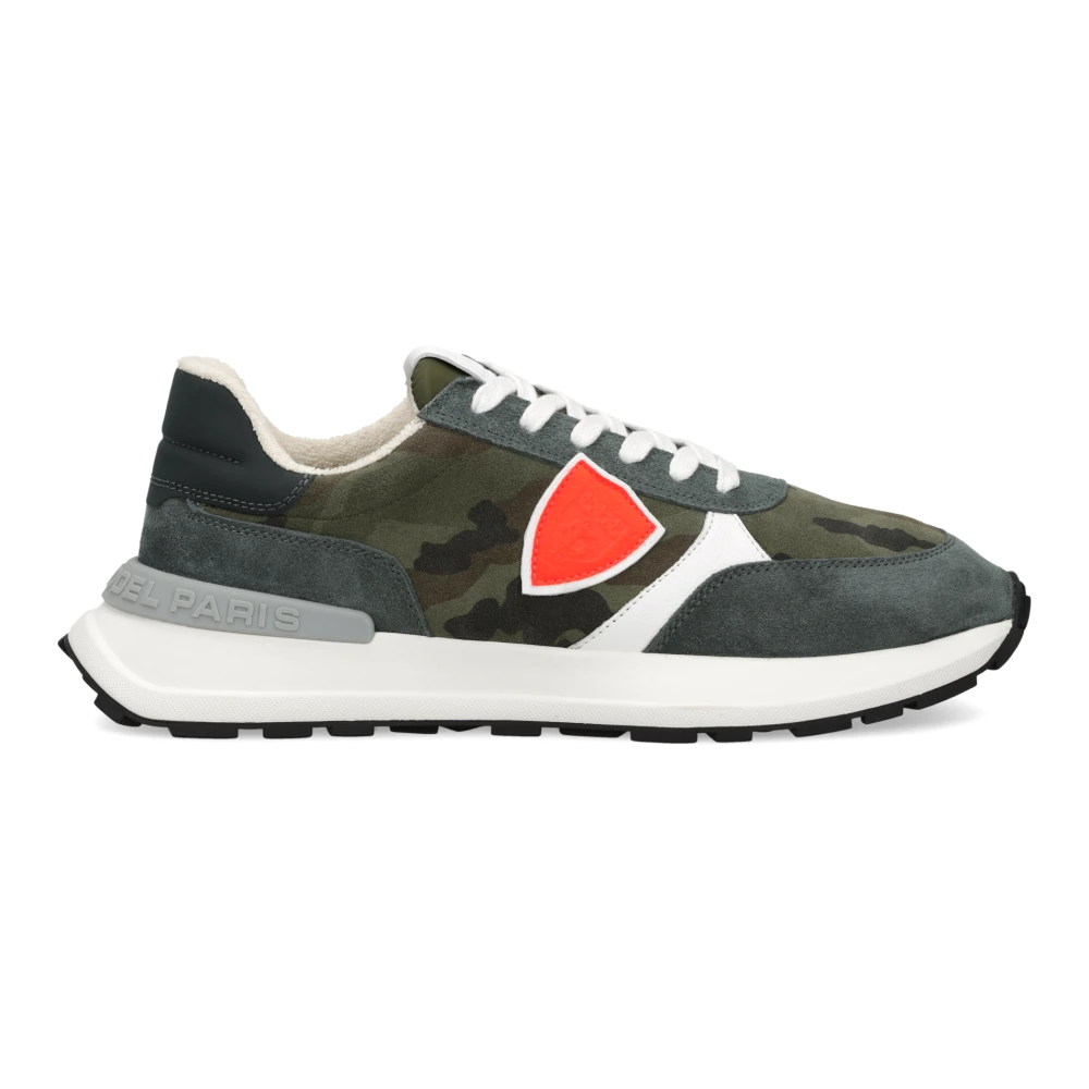 Philippe Model Men's Green Sneakers, 9 Uk, Antibes Running