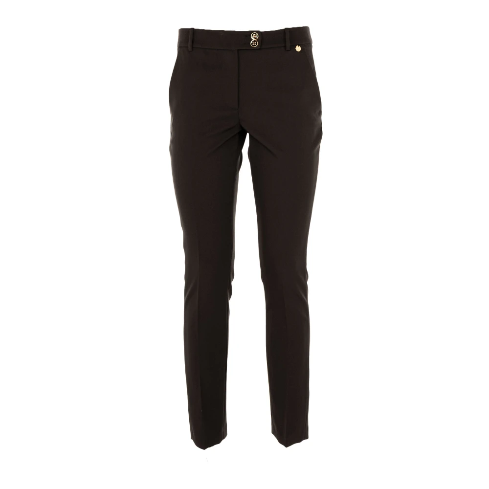 Liu Jo Elegante Zomer Cigarette Broek Black Dames