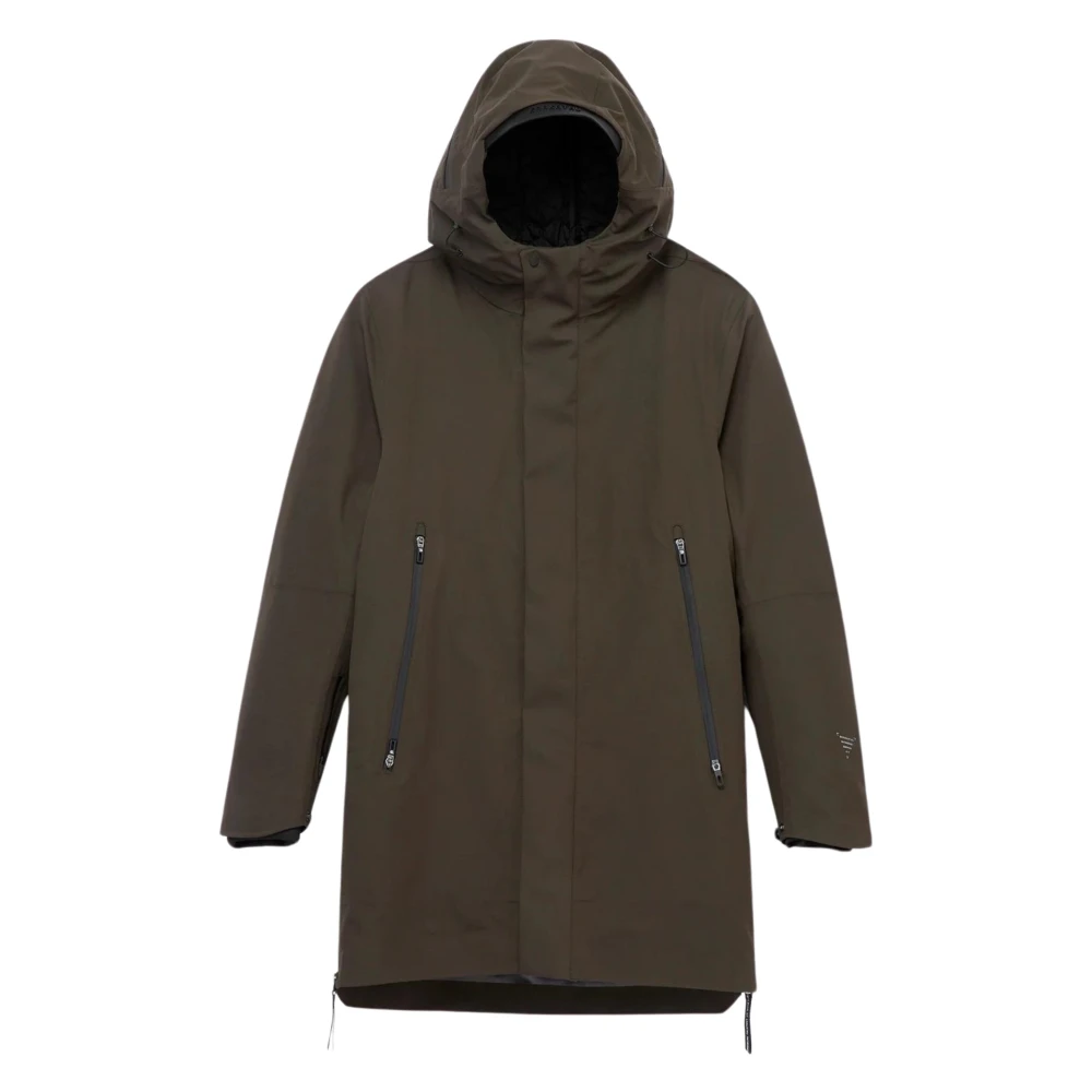 Krakatau Parkas Donkergroene Jas Green Heren