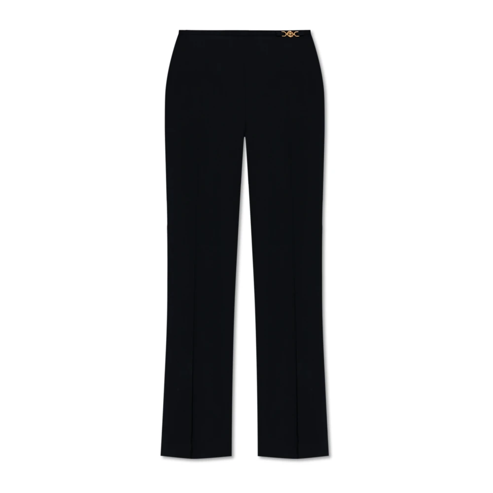 Versace Geplooide broek Black Dames