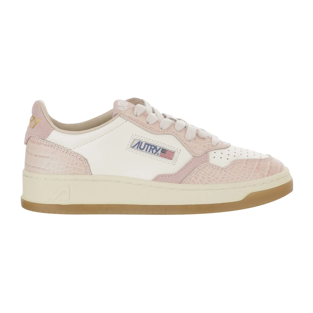 Autry Medalist Low Leren Sneakers Dames Schoenen Veelkleurig Multicolor