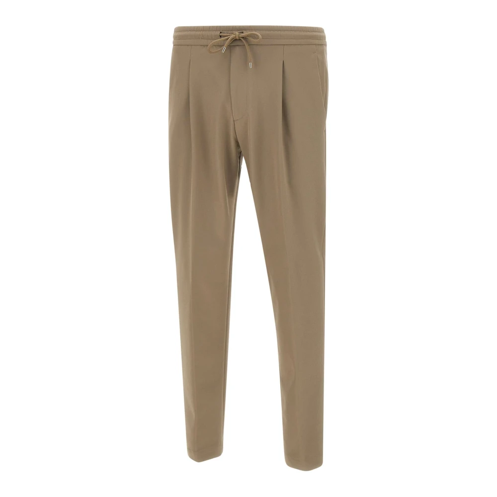 Briglia Stretch Crepe Herenbroek Taupe Beige Heren