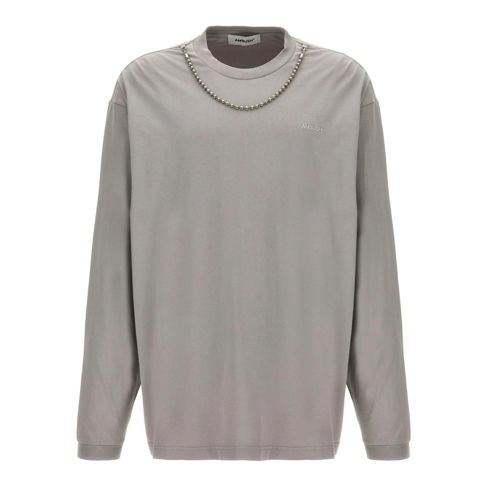 Ambush Men's Gray Casual Cotton Tee Shirt