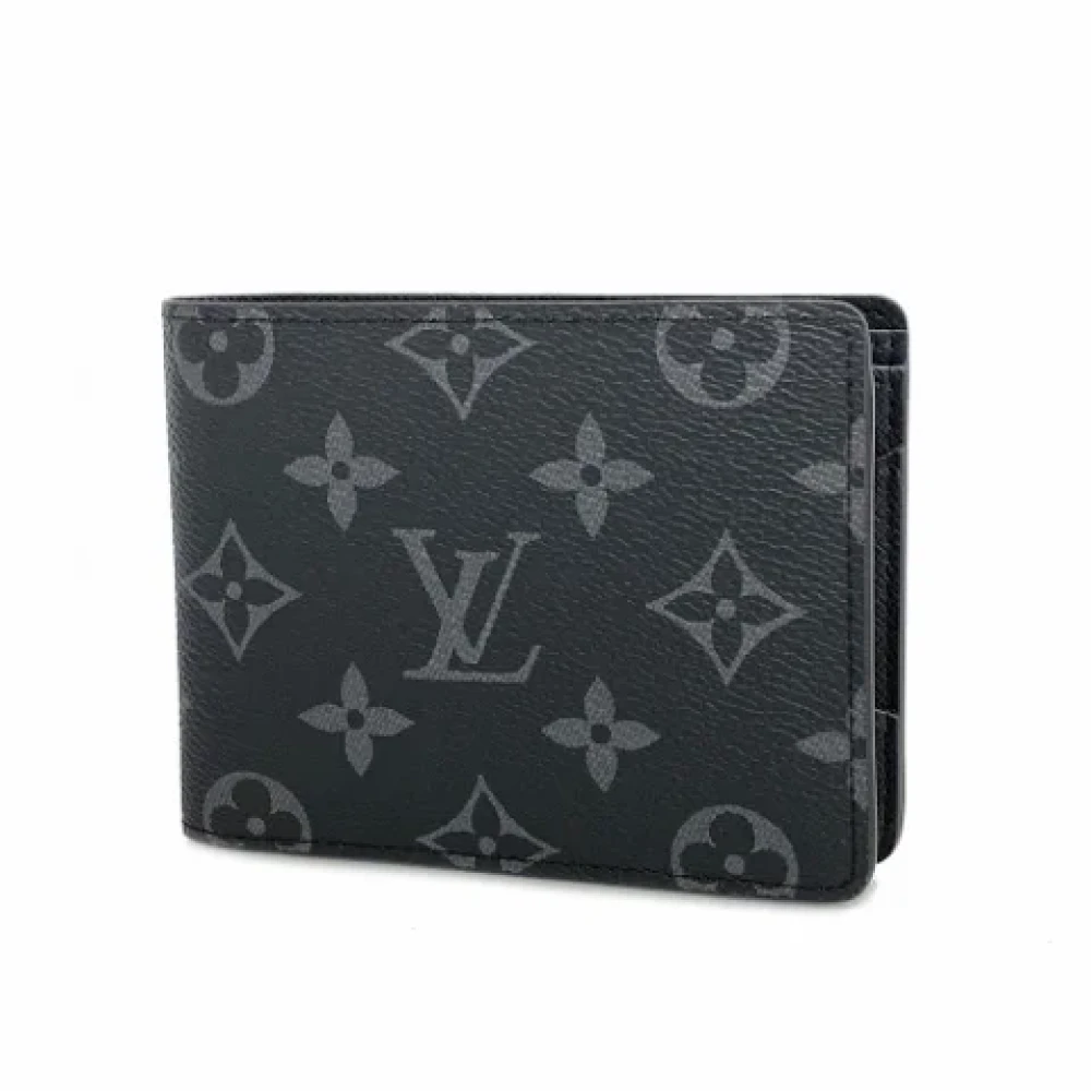 Louis Vuitton Vintage Pre-owned Leather wallets Black Dames