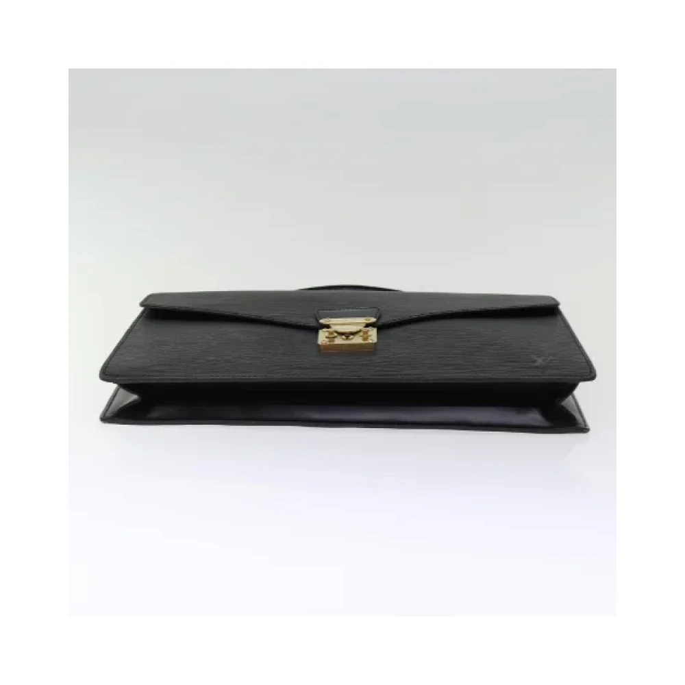 Louis Vuitton Vintage Pre-owned Leather louis-vuitton-bags Black Dames