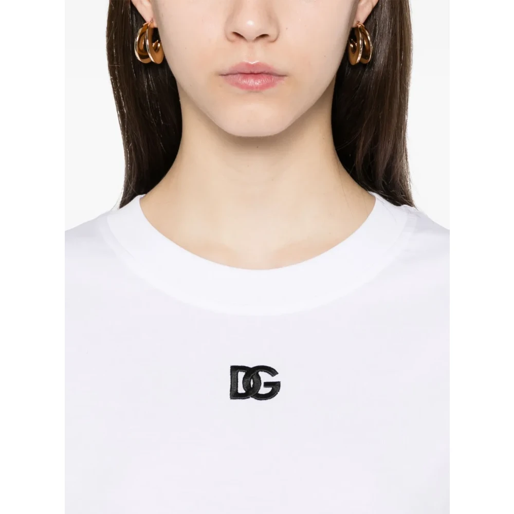 Dolce & Gabbana Witte T-shirts en Polos White Dames