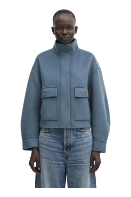 Dubbelsidig Cropped Jacka