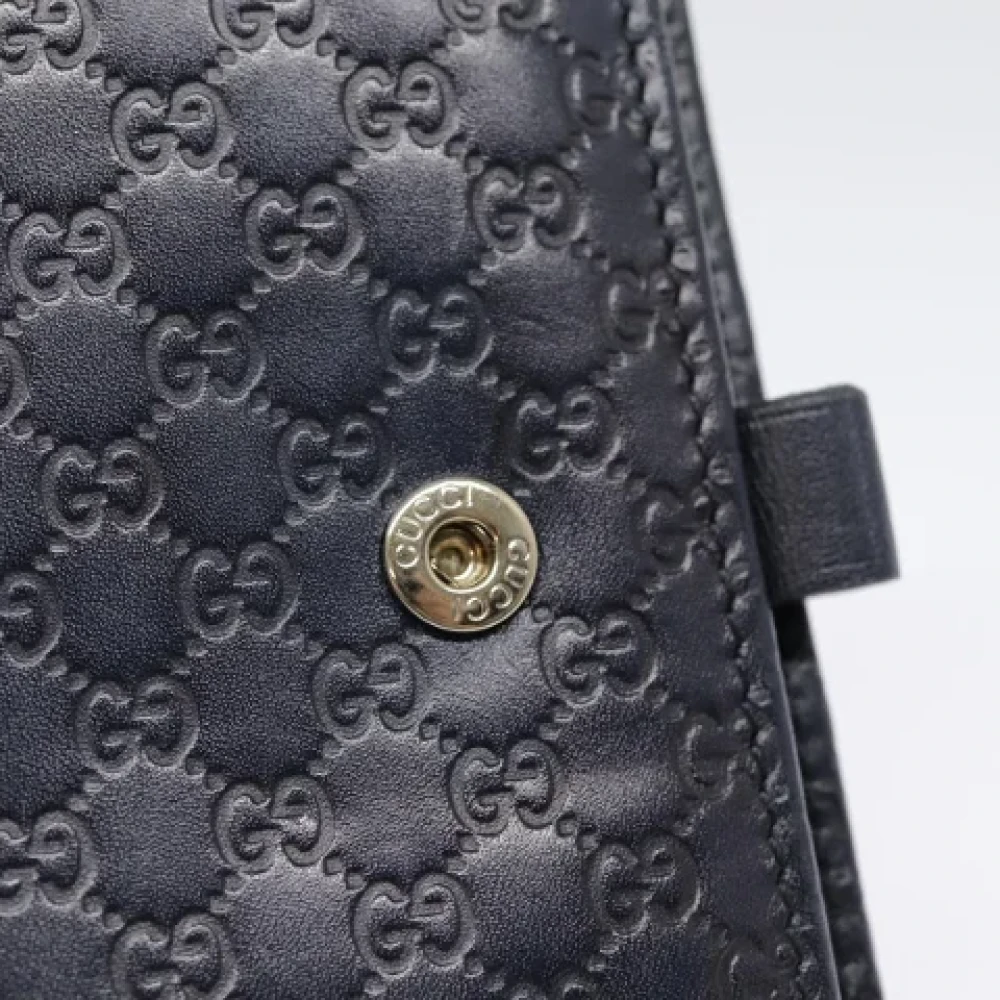 Gucci Vintage Pre-owned Canvas home-office Blue Dames