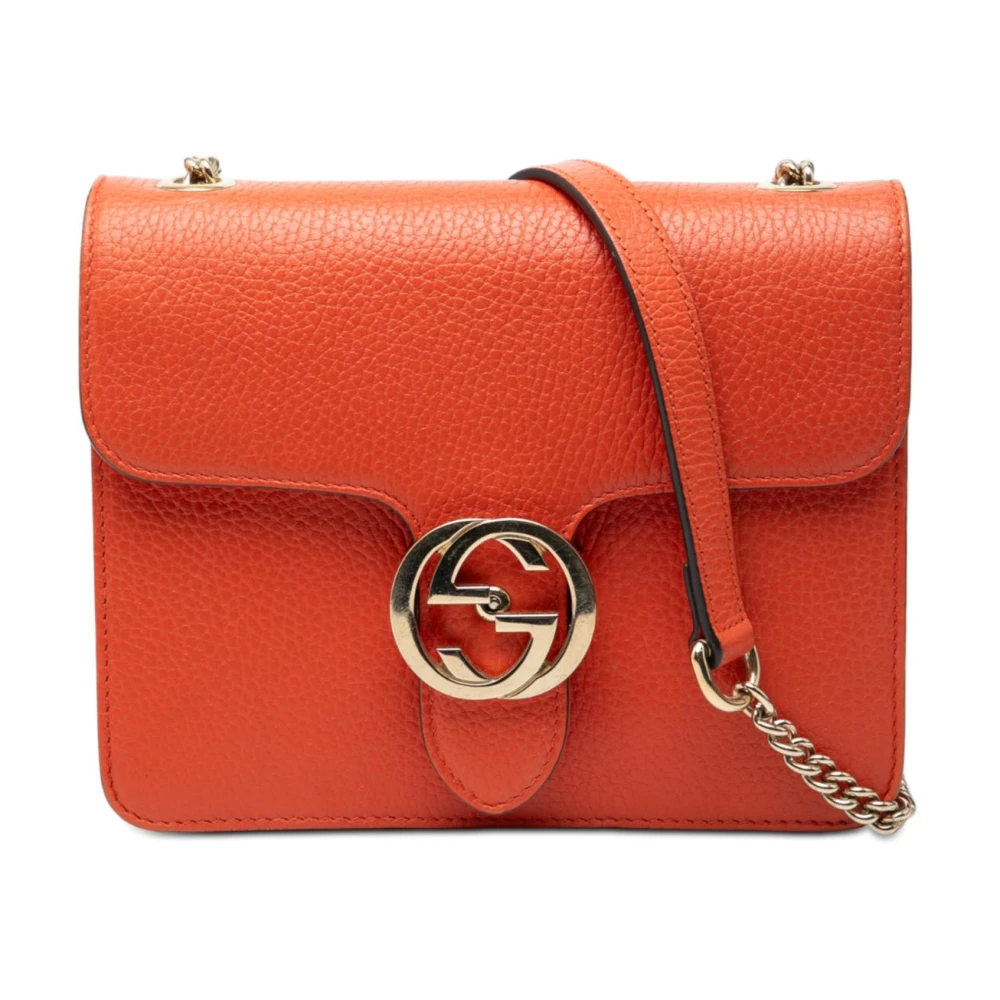 Gucci Vintage Donna Arancione Pre-Owned, Taglia Unica, Used,