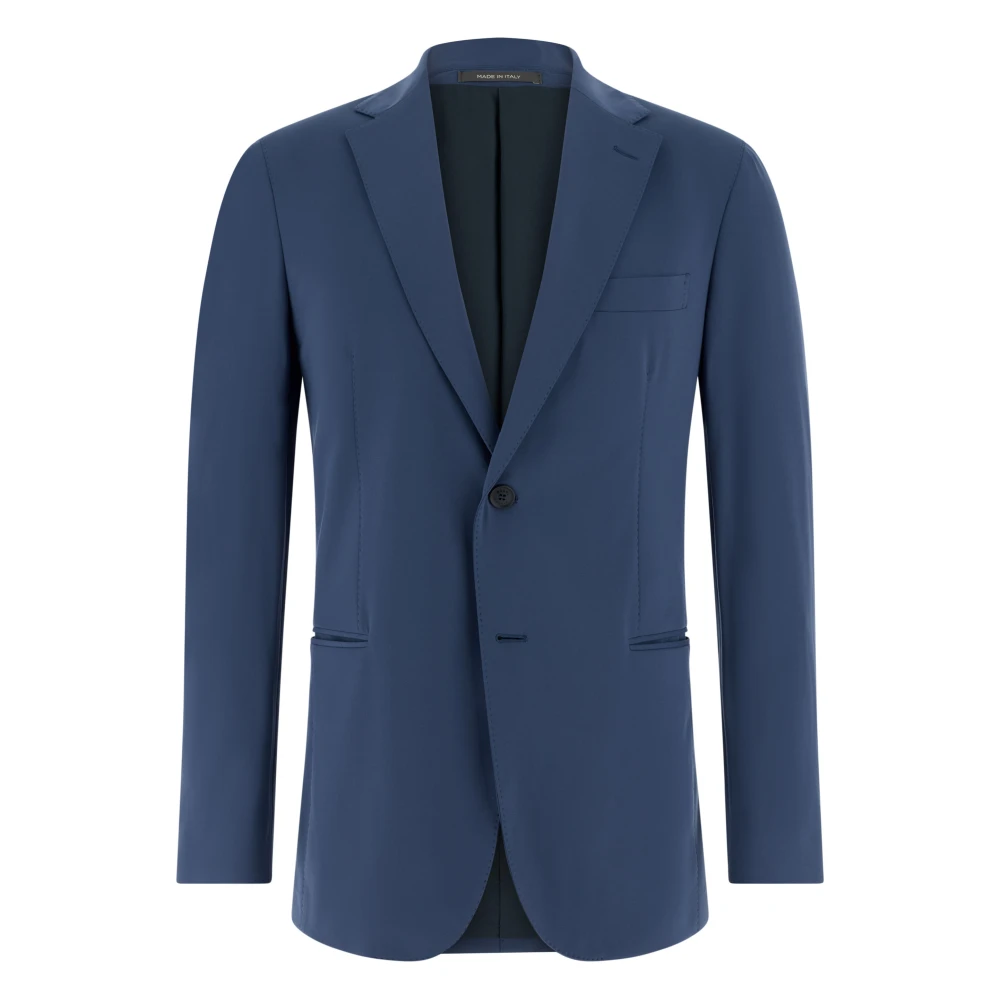 Boggi Milano Herren Blau B-Tech Stretch Nylon Jacket