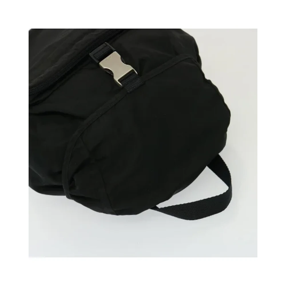 Prada Vintage Pre-owned Nylon prada-bags Black Dames