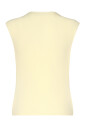 haut-jaune-sans-manches-a-col-rond