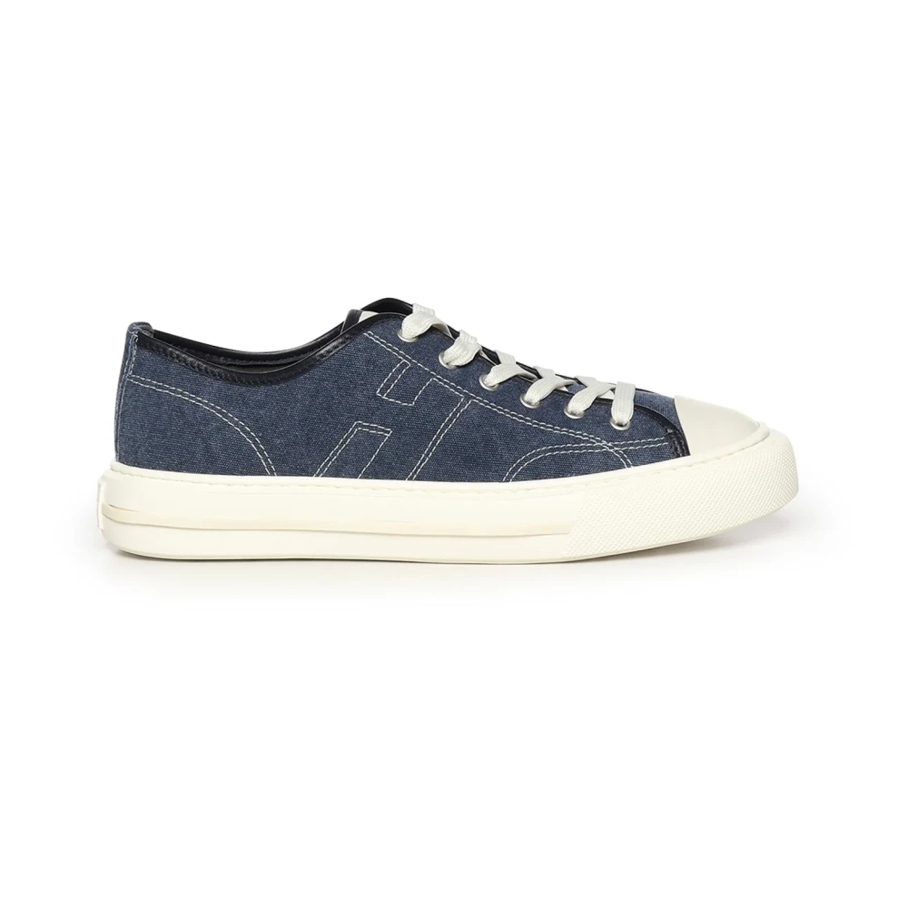 Hogan H691 Laced H Seams Heren Schoenen Blauw