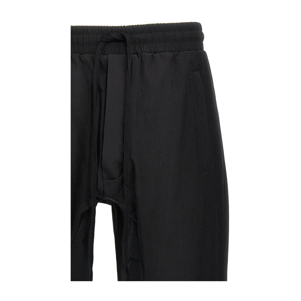 Thom Krom Zwarte Trekkoordbroek Elastische Enkels Black Heren