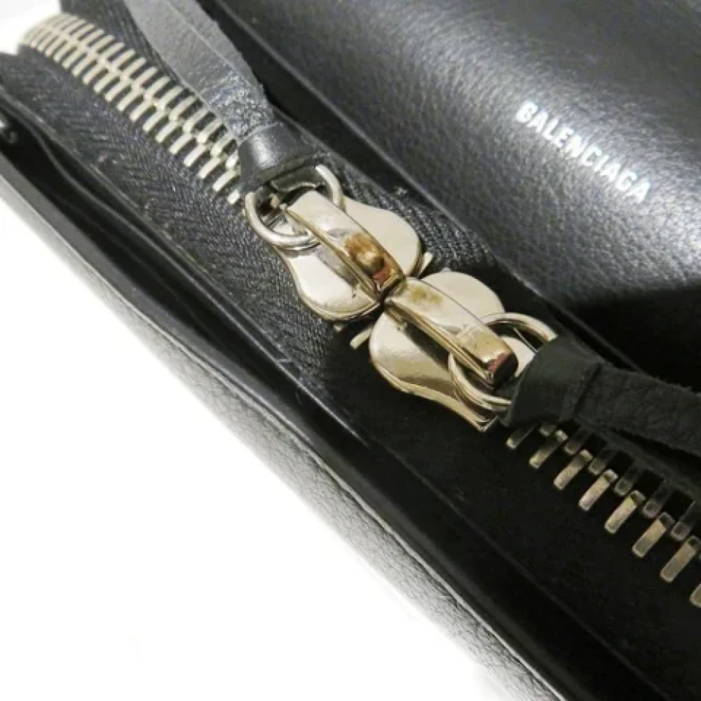 Balenciaga Vintage Pre-owned Leather wallets Black Dames