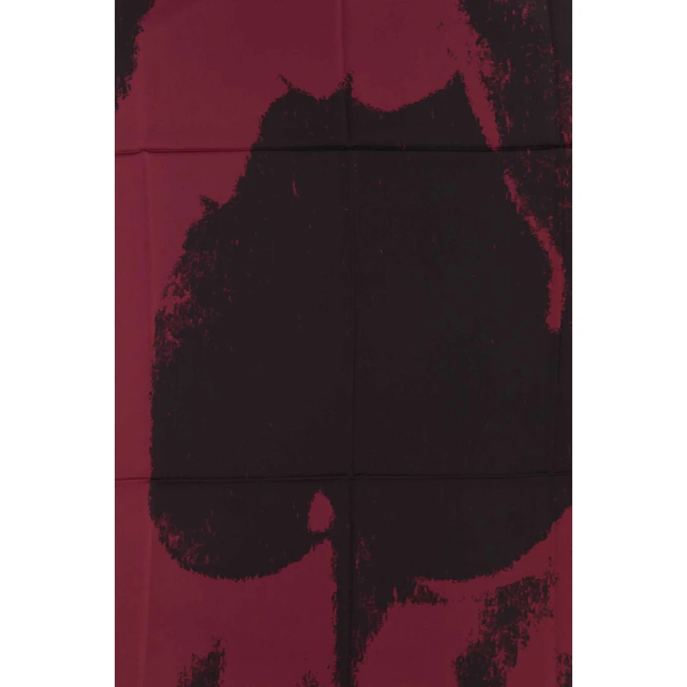 alexander mcqueen Twill Foulard Sjaal Multicolor Dames