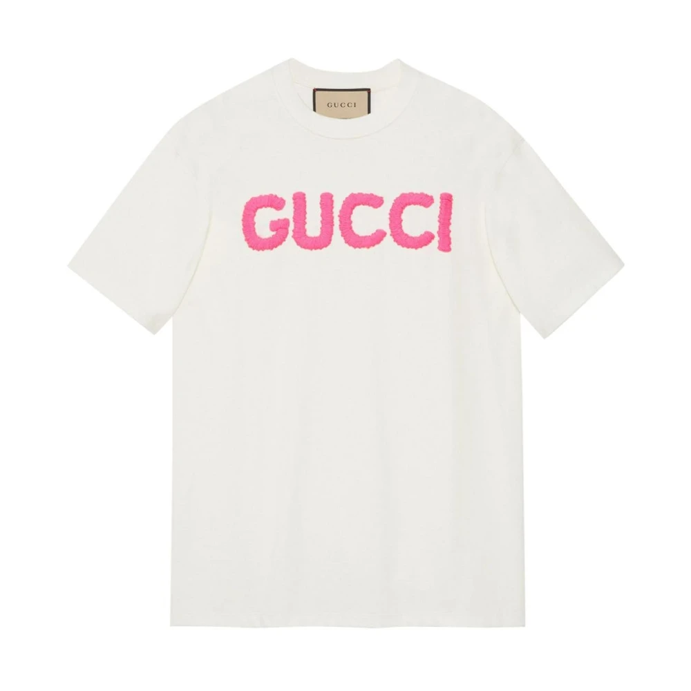 Gucci Cruise T-shirts en Polos in Wit White Dames