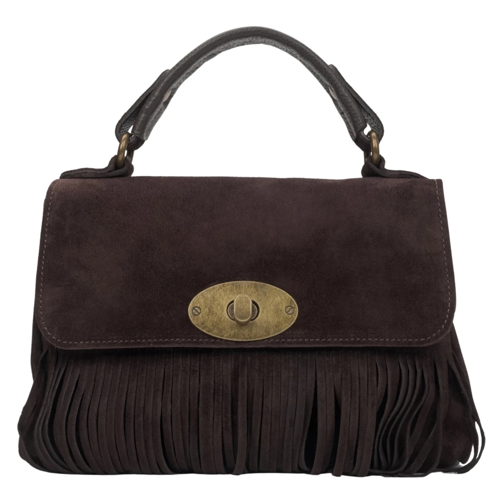 Estro Women's Brown Handbags, One Size, Satchel Bag