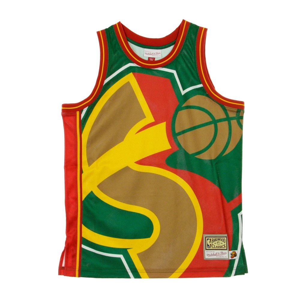 Mitchell & Ness NBA Groot Gezicht Basketbal Tank Top Multicolor Heren