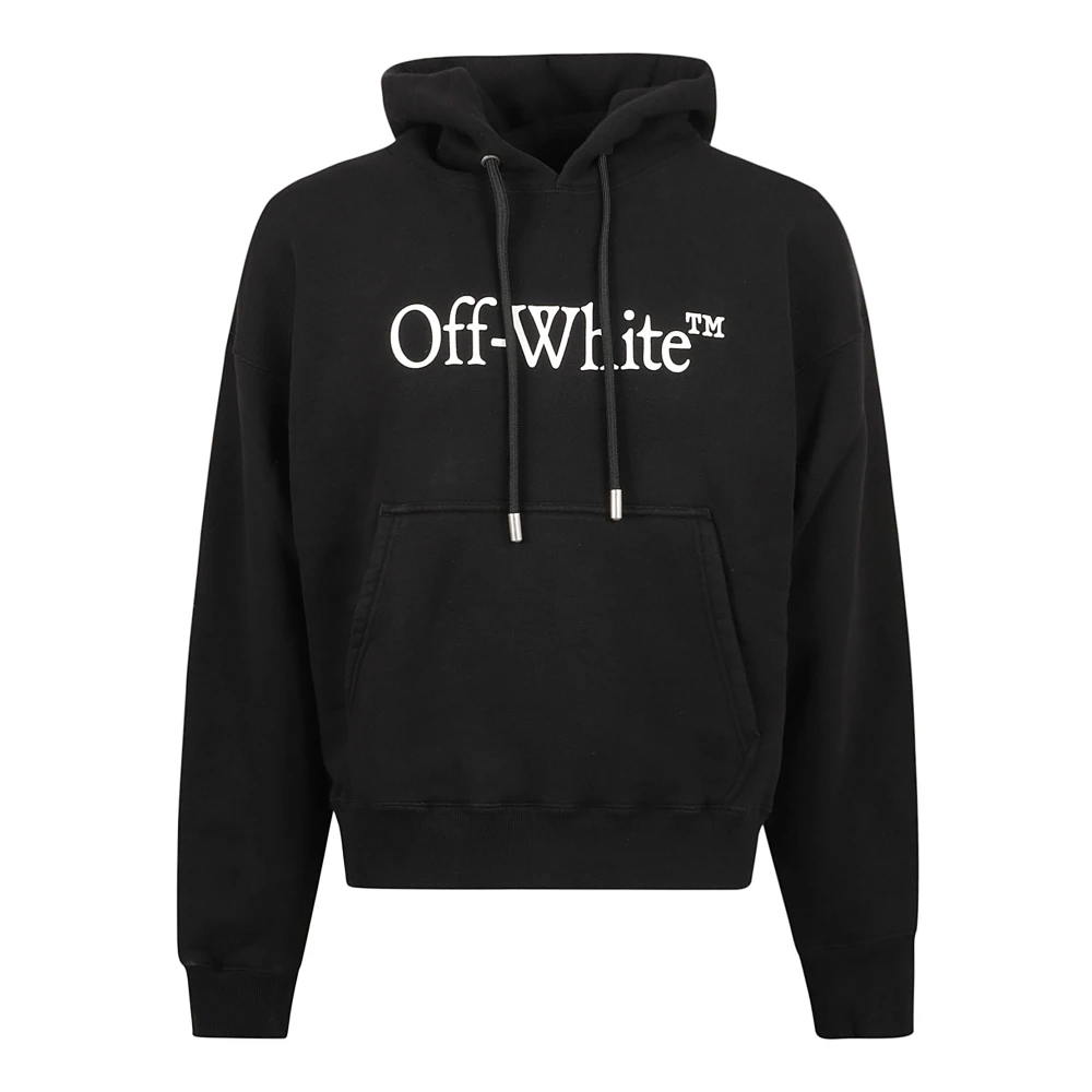 Off White Boekachtig Skate Hoodie Sweaters Black Heren