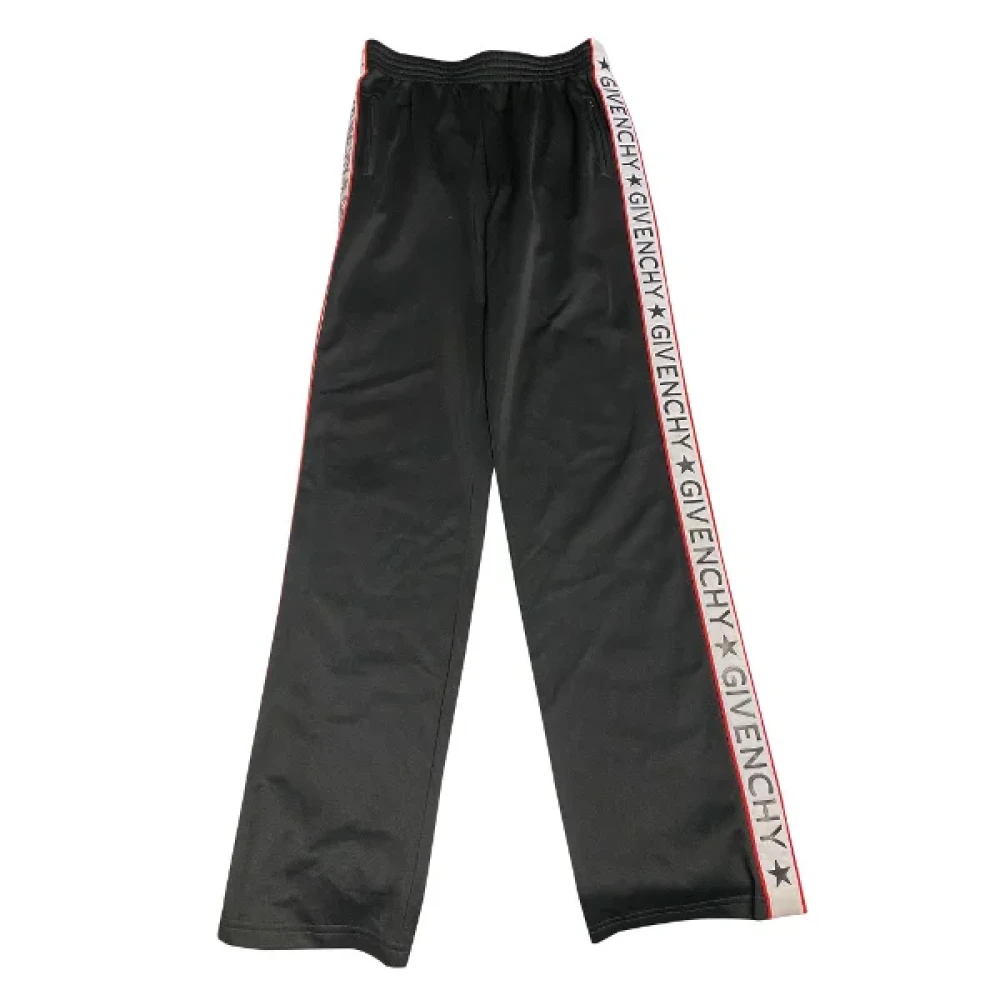 Givenchy Pre-owned Polyester bottoms Black Dames