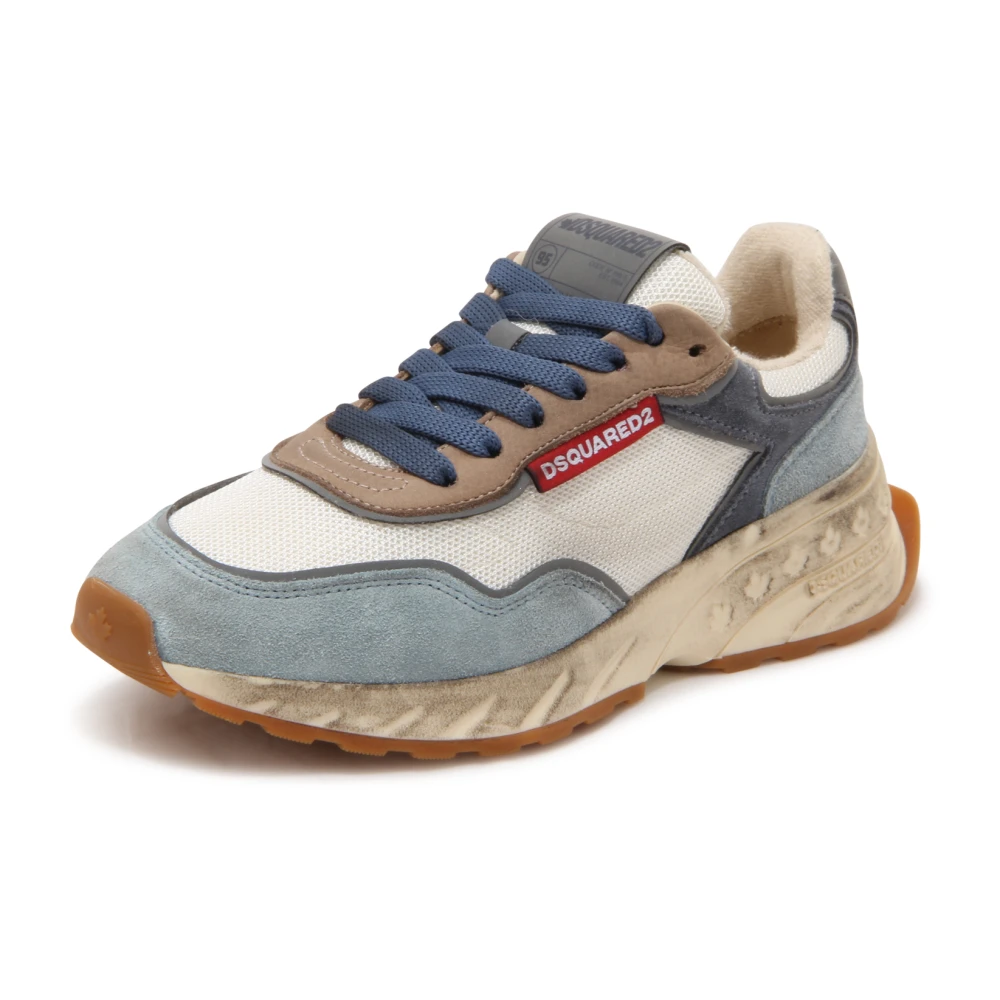 Dsquared2 N9987 Sprinter Wo Vintage Effect Schoenen Dames Schoenen Veelkleurig Multicolor