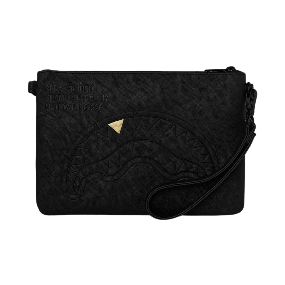 Sprayground Borsa Clutch Out Embossed Tooth Nero TU - Immagine 3