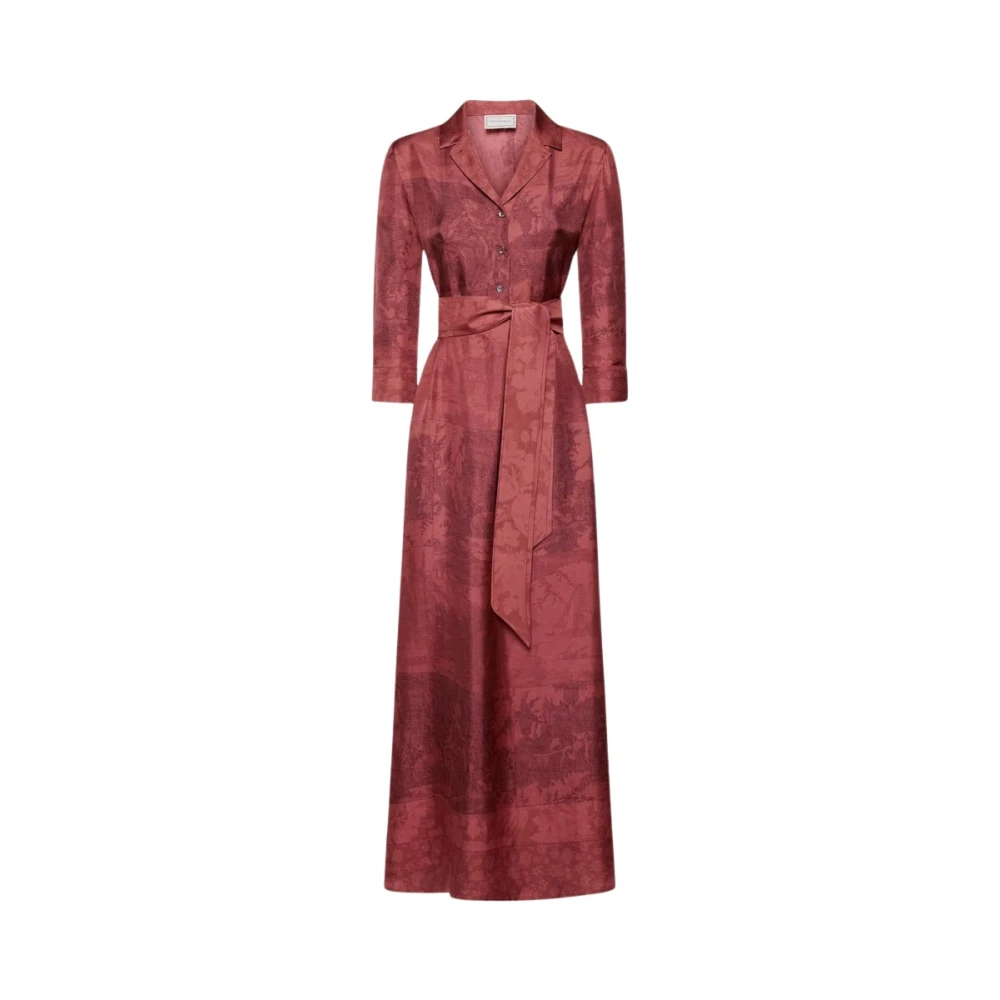 Pierre-Louis Mascia Women's Red Aloegum Shirt Dress