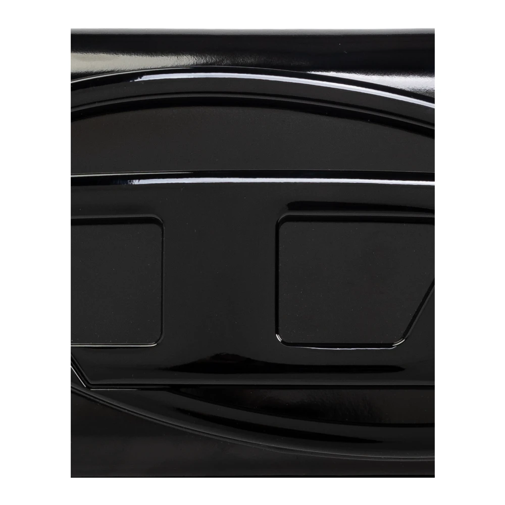 Diesel Portemonnee aan de 1DR riem Black Dames